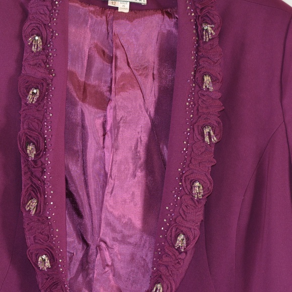 Ben Marc 3 pc Special Occasion/MOB/church Embellished Suit SZ 12 NWT - Picture 7 of 16